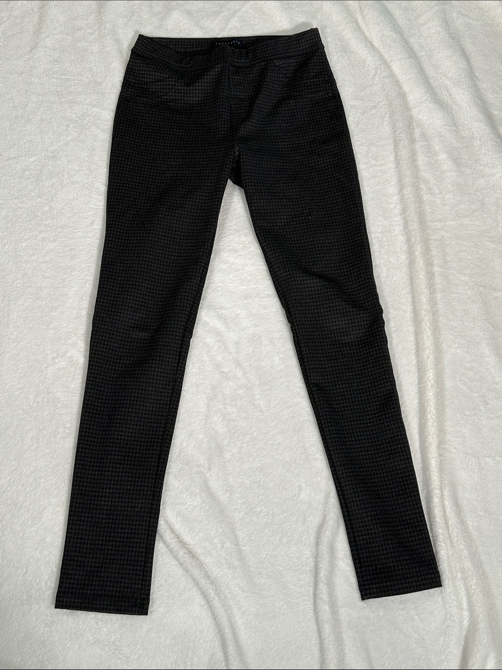 Sanctuary Black and Brown Plaid Skinny Pants